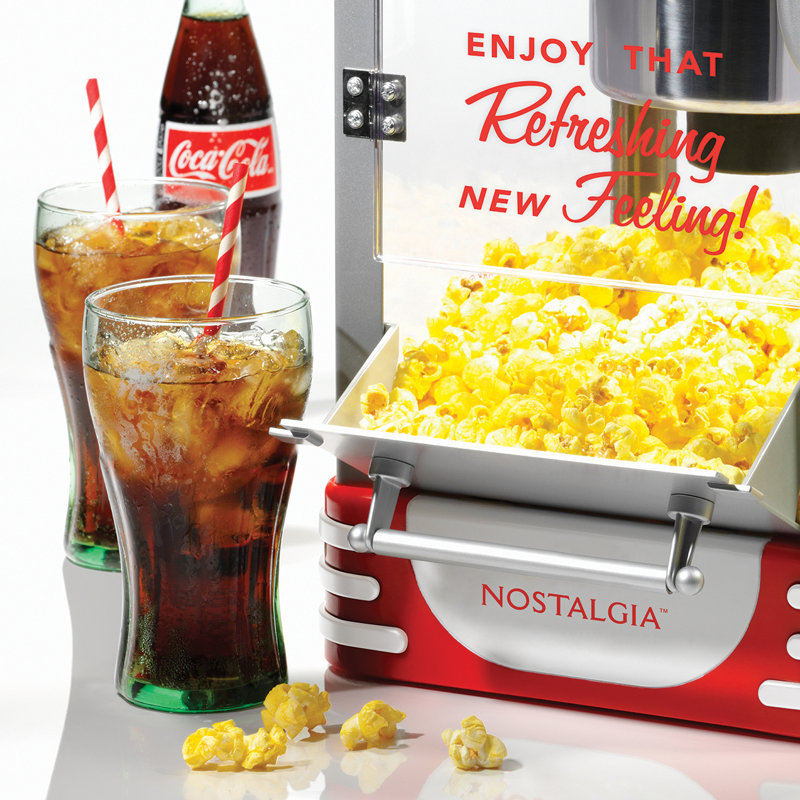 Nostalgia Coca-Cola 2.5-Oz. Kettle Popcorn Maker & Reviews | Wayfair
